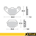 ProX Front Brake Pad KDX200 '89-92