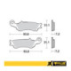 ProX Front brake Pad YZ125/250 '08-21 + YZ250F/450F '08-19