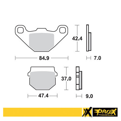 ProX Front Brake Pad KX80 '88-96 + RM80 '86-95