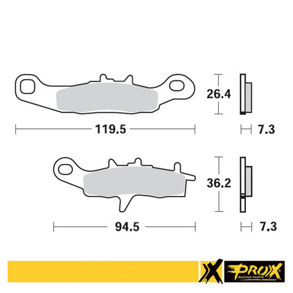 ProX Front Brake Pad KX80/85/100 '97-23 + RM85 '05-23