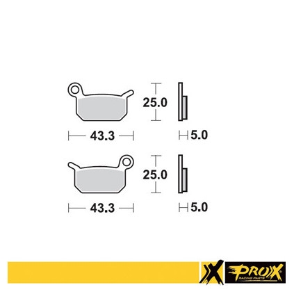 ProX Front Brake Pad KTM50SX Pro Senior '02-23