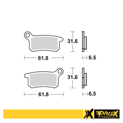 ProX Front Brake Pad KTM65SX '02-23 + KTM85SX '03-11