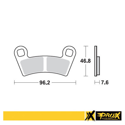 ProX Front Brake Pad Polaris 450/525 Outlaw '08-11