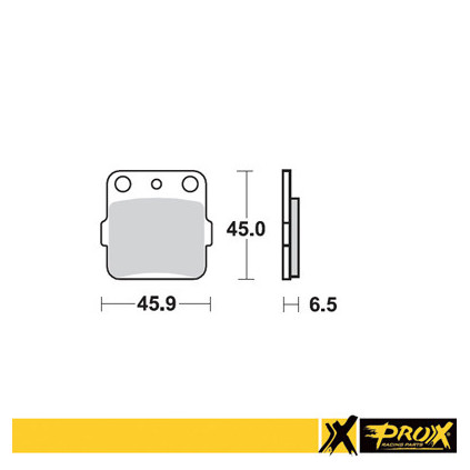 ProX Rear Brake Pad YZ80/85 '93-23