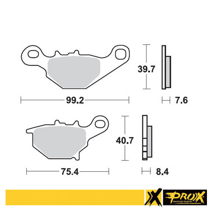 ProX Rear Brake Pad RM85 '05-23