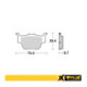 ProX Rear Brake Pad TRX450R '04-14