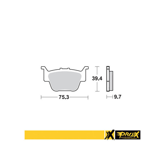 ProX Rear Brake Pad TRX450R '04-14