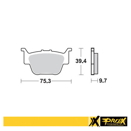 ProX Rear Brake Pad TRX450R '04-14