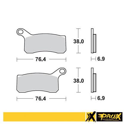 ProX Front Brake Pad KTM450/505/525SX-XC ATV '08-12