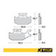 ProX Front Brake Pad LT-A400 '08-11 + LT-A450 '07-10 (Left)