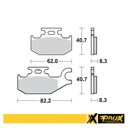 ProX Front Brake Pad LT-A400 '08-11 + LT-A450 '07-10 (Left)