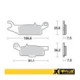 ProX Front Brake Pad YFM250R Raptor '08-13 (Right) + YFM700F