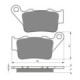 GOLDFREN Brake Pads 023 Ceramic Carbon K1