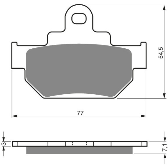 GOLDFREN Brake Pads 030 Ceramic Carbon AD