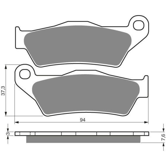 GOLDFREN Brake Pads 031 Ceramic Carbon AD