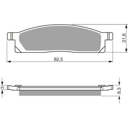 GOLDFREN Brake Pads 034 Ceramic Carbon AD