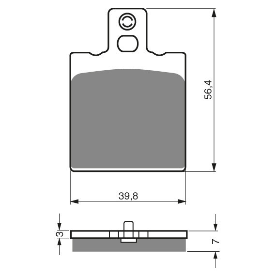 GOLDFREN Brake Pads 038 Ceramic Carbon AD