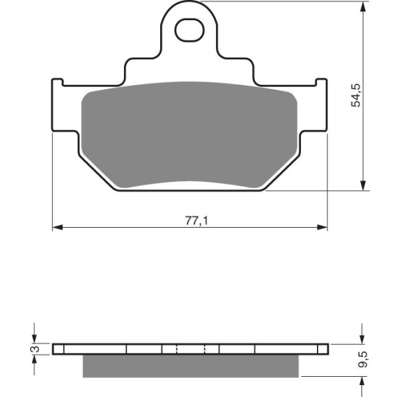 GOLDFREN Brake Pads 046 Ceramic Carbon AD