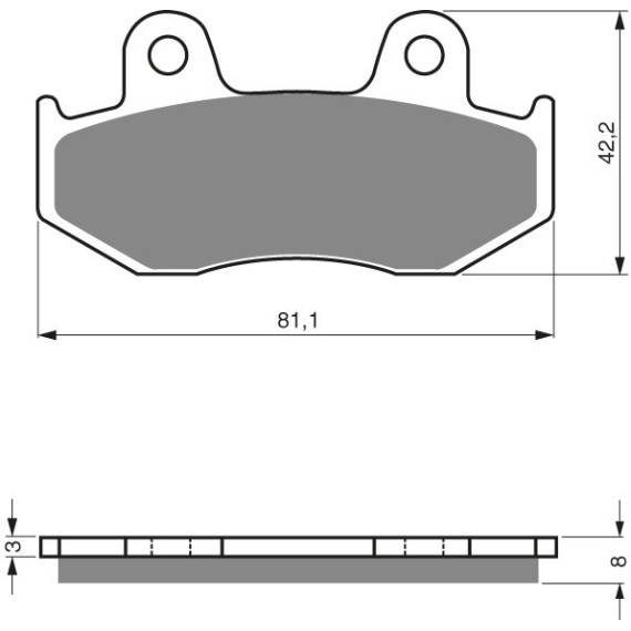 GOLDFREN Brake Pads 102 Ceramic Carbon AD