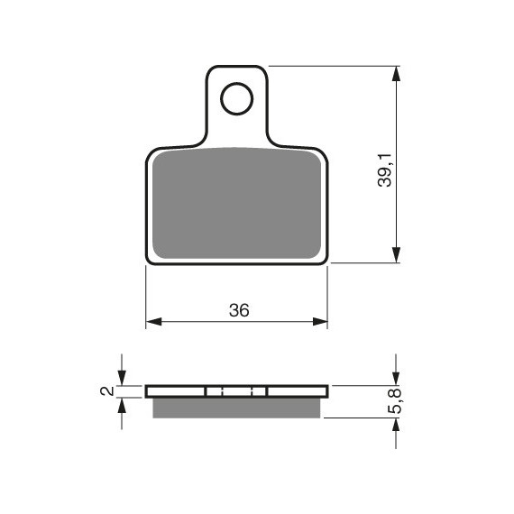 GOLDFREN Brake Pads 173 Ceramic Carbon AD