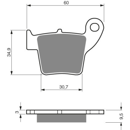 GOLDFREN Brake Pads 176 Ceramic Carbon S33