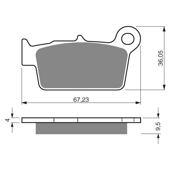 GOLDFREN Brake Pads 187 Ceramic Carbon K1