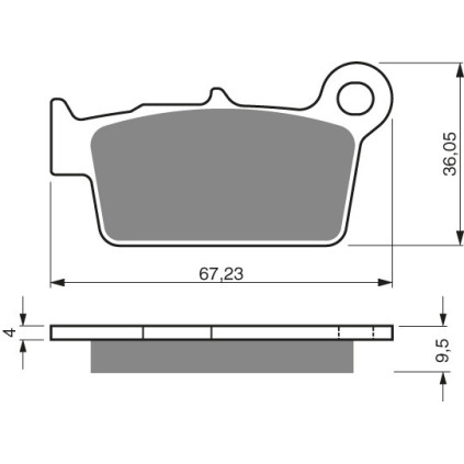 GOLDFREN Brake Pads 187 Ceramic Carbon S33