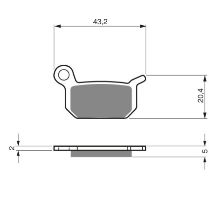 GOLDFREN Brake Pads 190 Ceramic Carbon S3