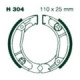 AIR Brake Shoes H 304 110x25mm Set