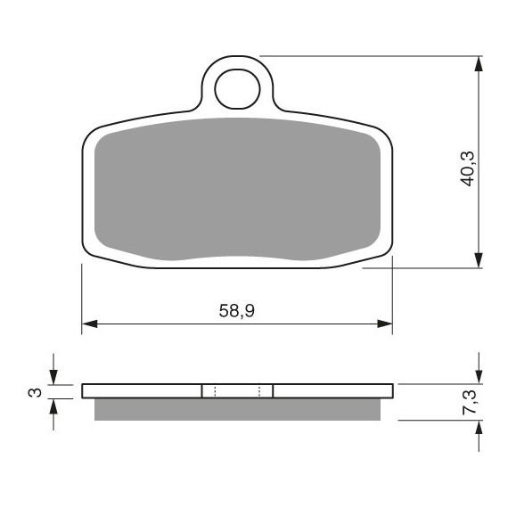 GOLDFREN Brake Pads 307 Ceramic Carbon AD