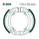 AIR Brake Shoes S 604 110x25mm Set