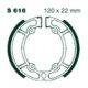 AIR Brake Shoes S 616 120x22mm Set