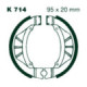 AIR Brake Shoes K 714 95x20mm Set