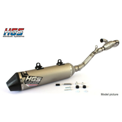 HGS Exhaust system 4T Complete set CRF450 2004