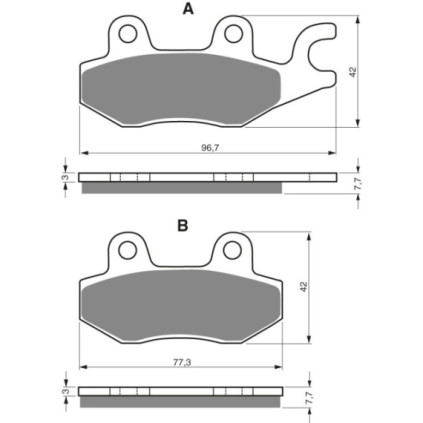 GOLDFREN Brake Pads 009 Ceramic Carbon S3