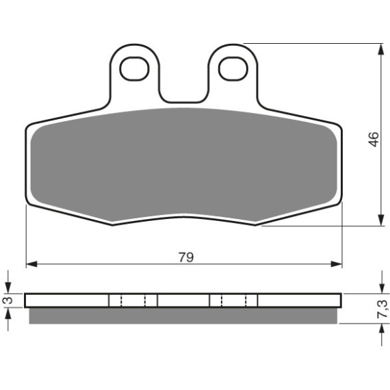 GOLDFREN Brake Pads 010 Ceramic carbon AD