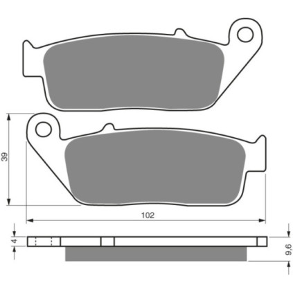 GOLDFREN Brake Pads 014 Ceramic carbon AD