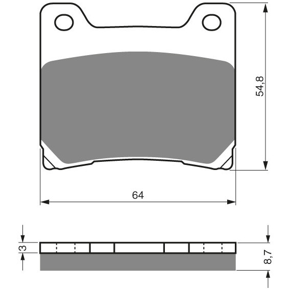 GOLDFREN Brake Pads 015 Ceramic carbon AD