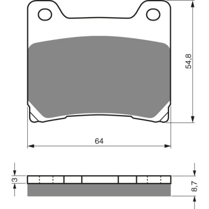 GOLDFREN Brake Pads 015 Ceramic carbon AD