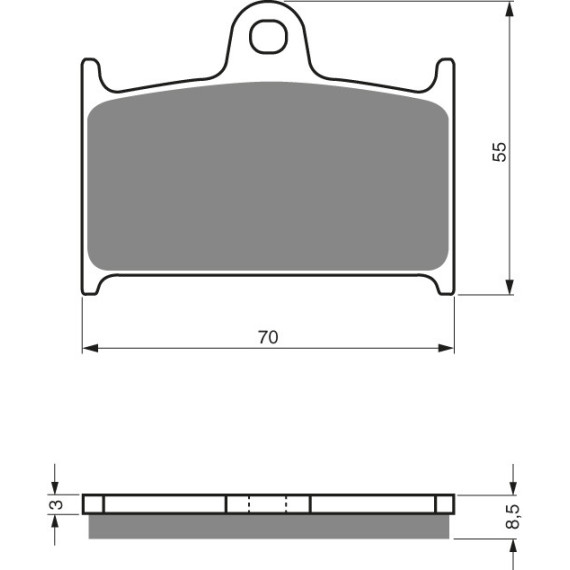 GOLDFREN Brake Pads 017 Ceramic Carbon S3