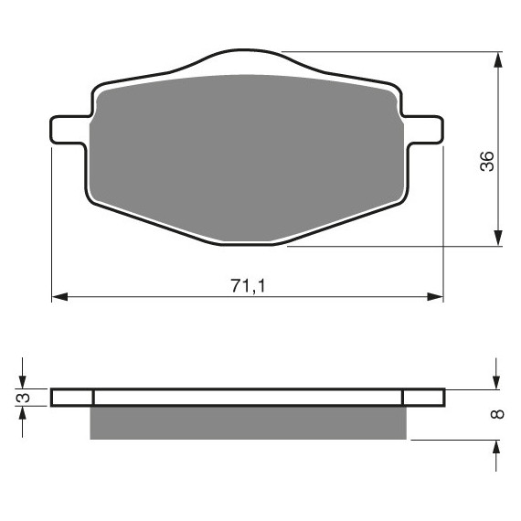 GOLDFREN Brake Pads 018 Ceramic Carbon S3