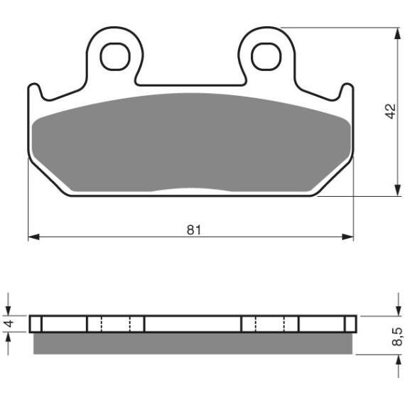 GOLDFREN Brake Pads 025 Ceramic carbon AD