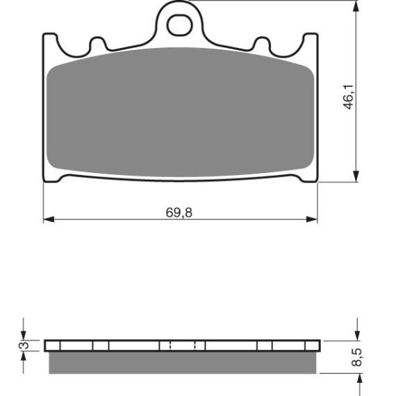 GOLDFREN Brake Pads 032 Ceramic carbon AD