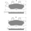 GOLDFREN Brake Pads 033 Ceramic carbon AD