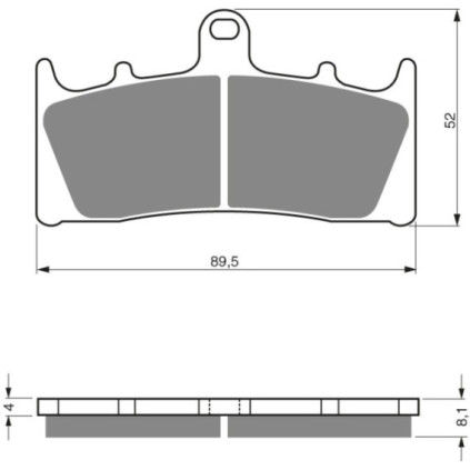 GOLDFREN Brake Pads 039 Ceramic Carbon S3