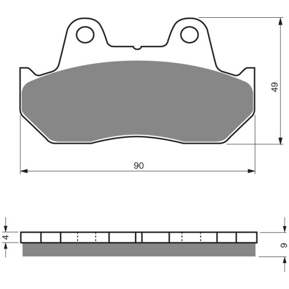 GOLDFREN Brake Pads 049 Ceramic carbon AD