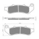 GOLDFREN Brake Pads 055 Ceramic carbon AD