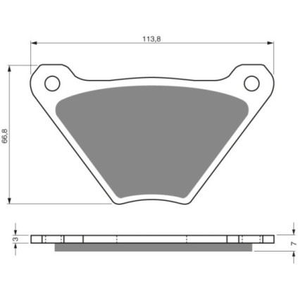 GOLDFREN Brake Pads 060 Ceramic carbon AD