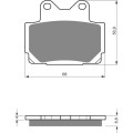 GOLDFREN Brake Pads 067 Ceramic carbon AD