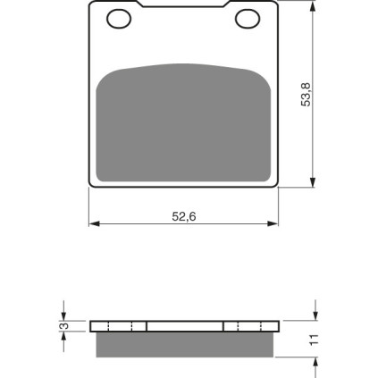 GOLDFREN Brake Pads 068 Ceramic carbon AD